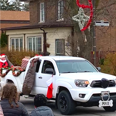 Santa Parade Truck